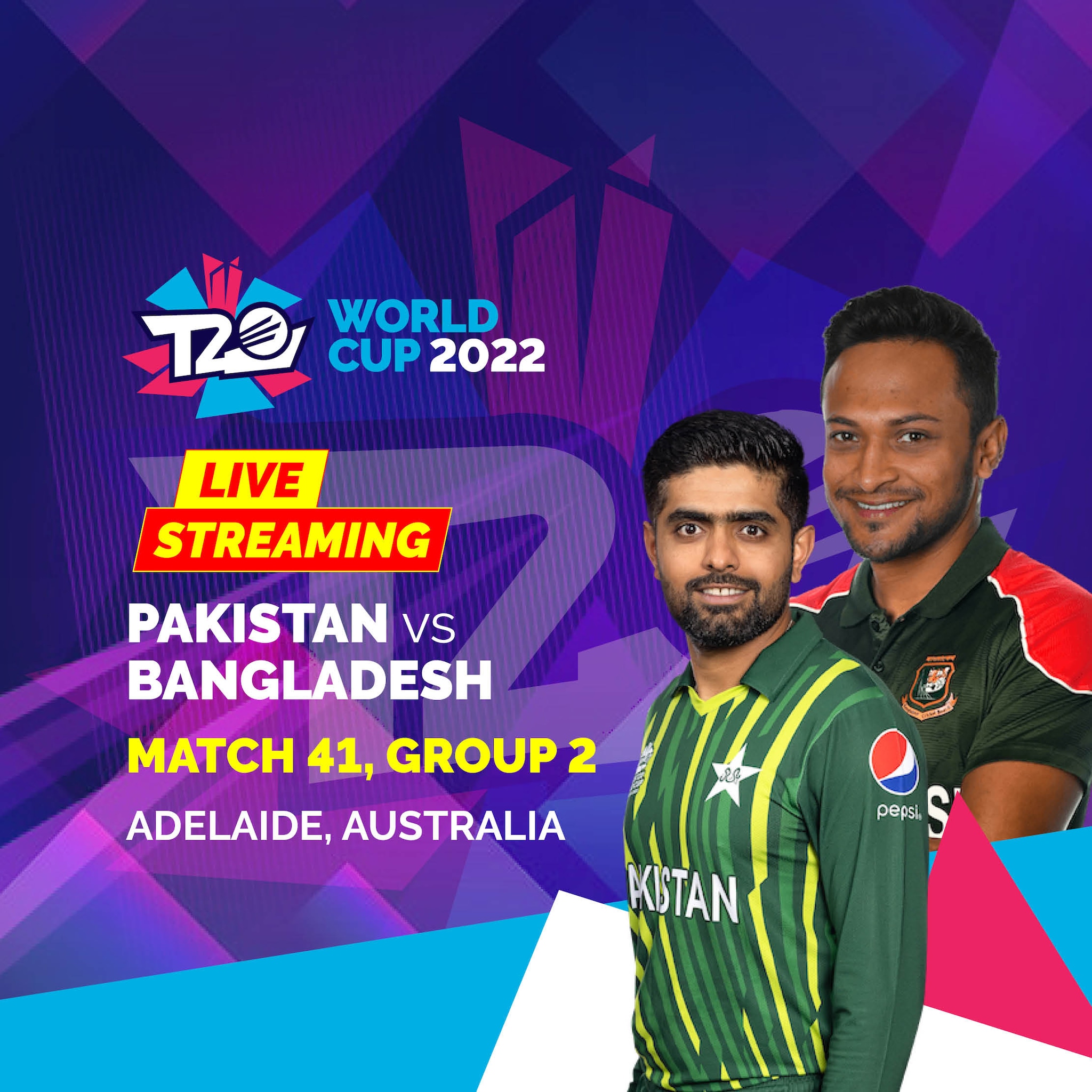 Pakistan vs Bangladesh Live Streaming When and Where to Watch T20 World Cup match Live Coverage on Live TV Online