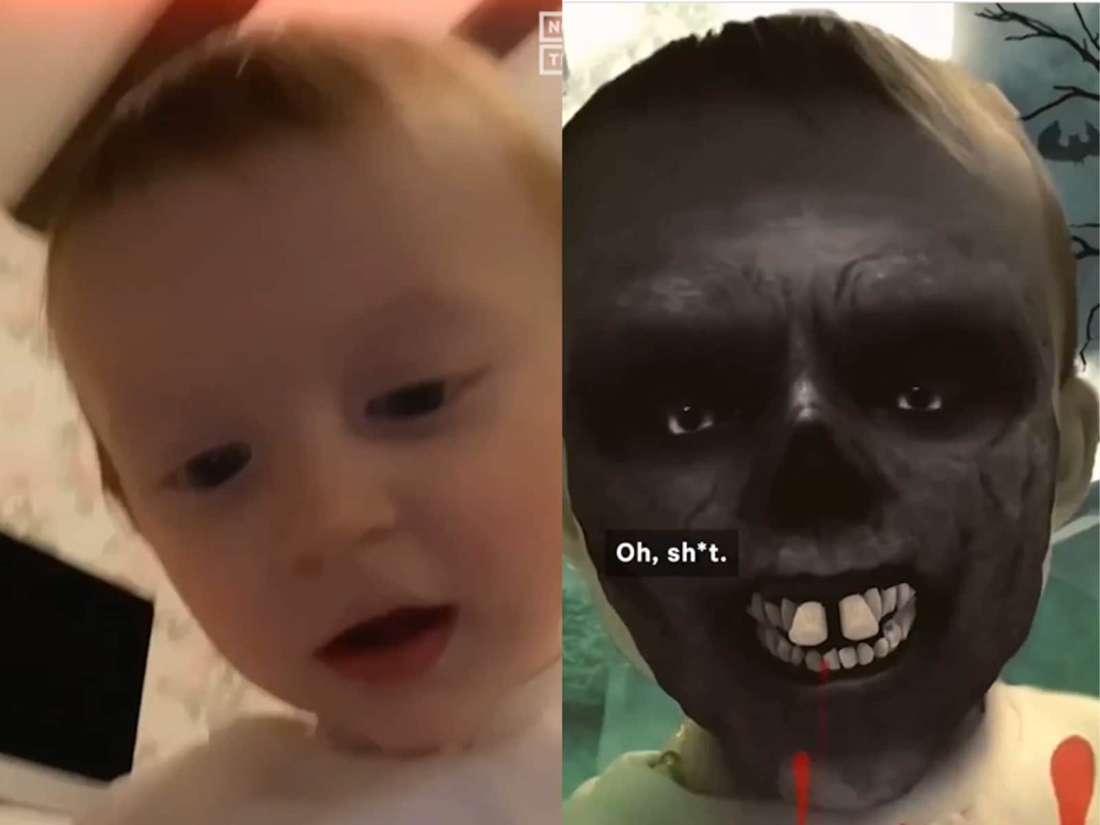 WATCH: Toddler's Reaction After Seeing Her Face Transformed by Snapchat  Filter Goes Viral