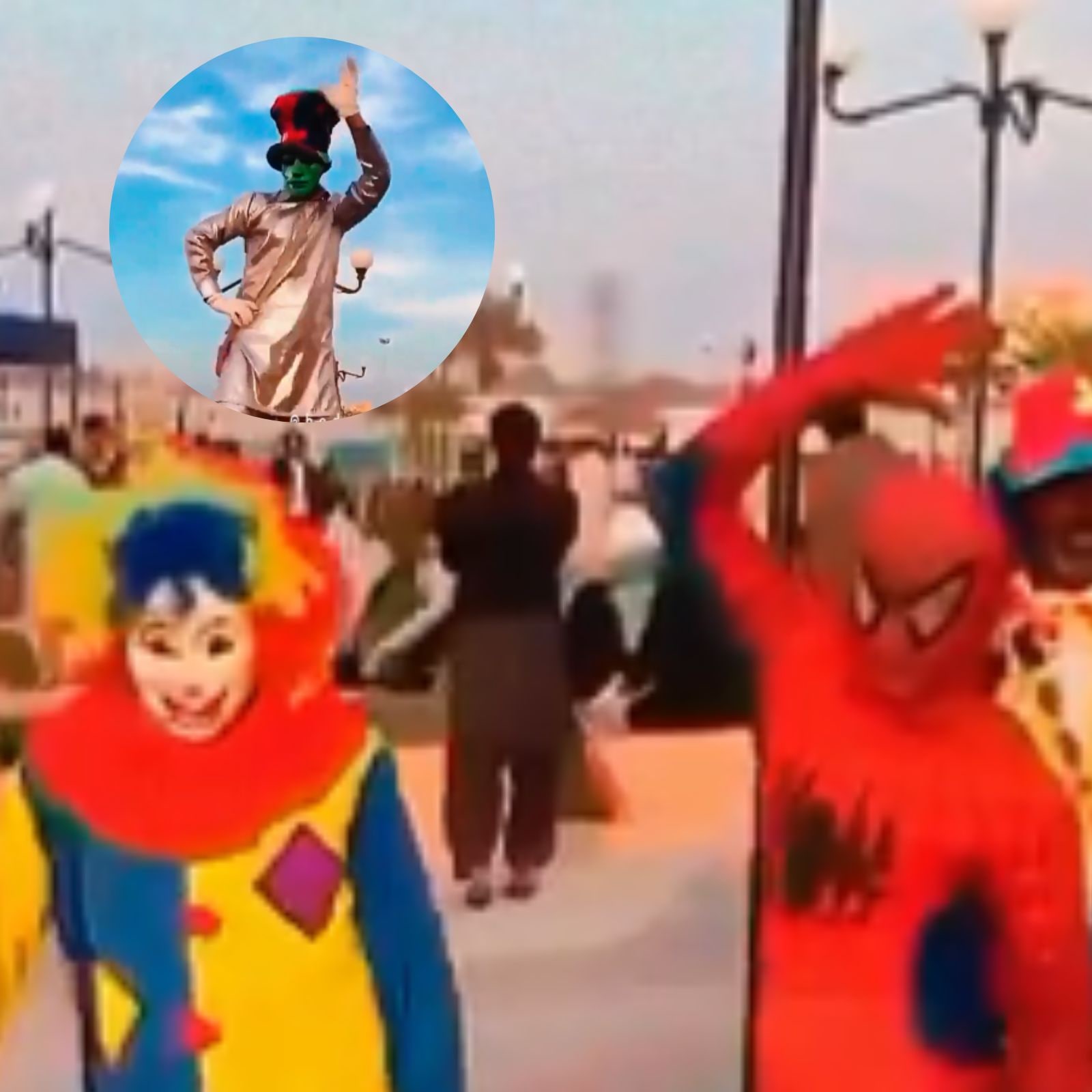 Video of Spiderman and Clown Dancing on Dhol Reminds the Internet of Indian  'Baraat'