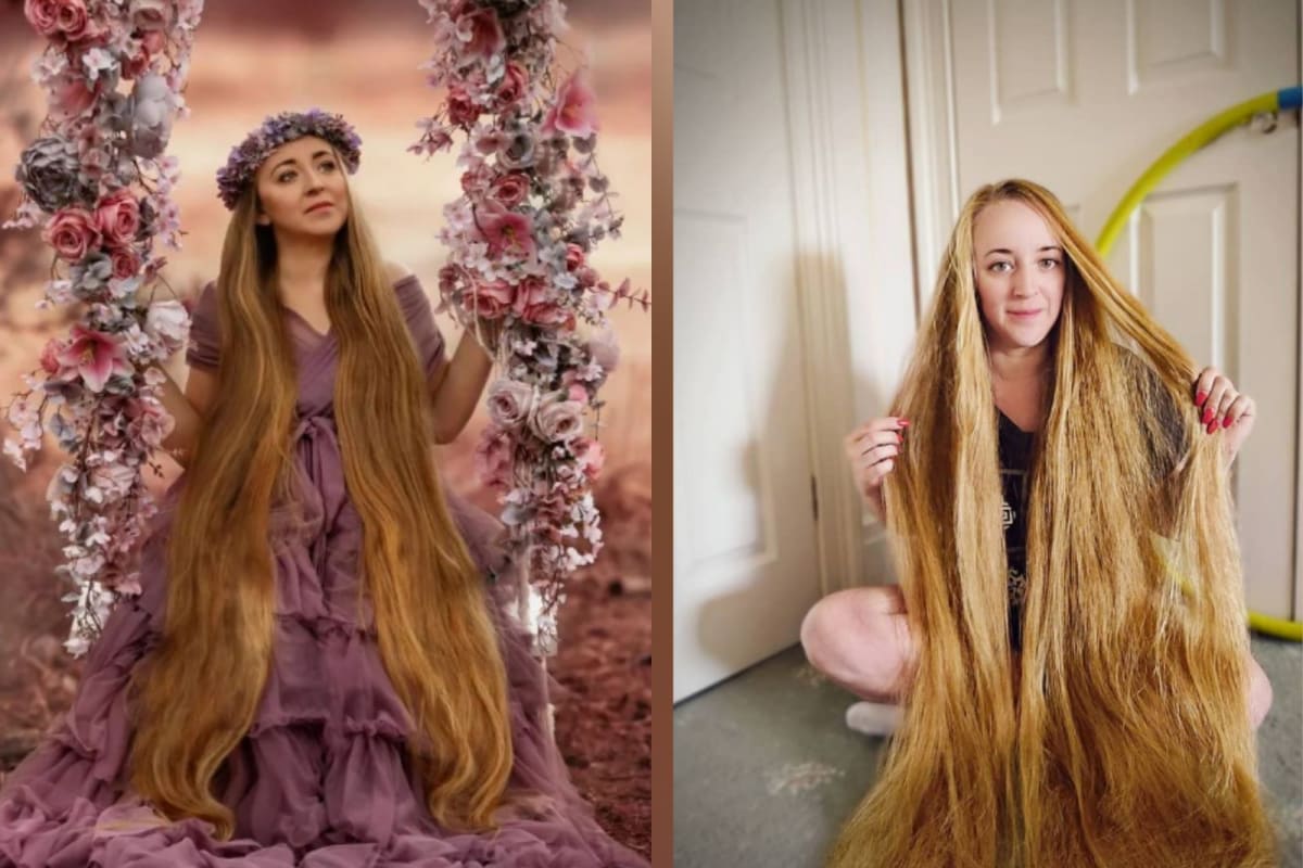 Dubbed Real Life Rapunzel, This Polish Woman’s Hair Outgrows Her Height