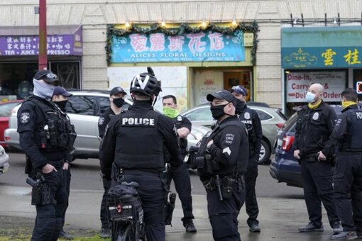 An investigation into the multiple killings was under way but police said they were not looking for anyone else. (AP Image)