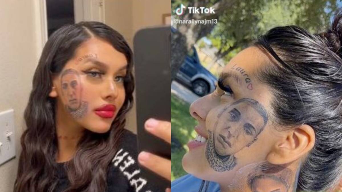 Woman, After Being Cheated On, Gets Ex-Partner's Face Tattooed On Her  Cheeks - News18