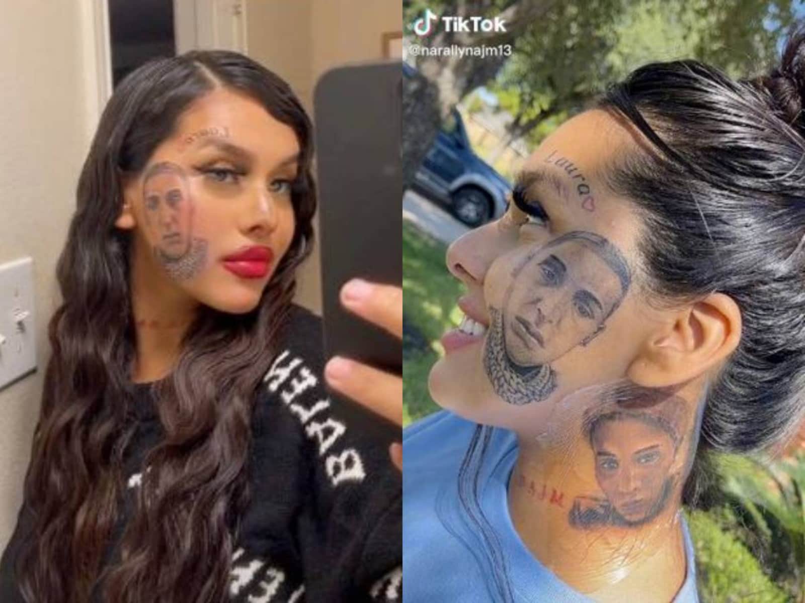 Woman, After Being Cheated On, Gets Ex-Partner's Face Tattooed On