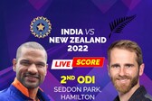 India vs New Zealand 2nd ODI Live Score: Gill, Dhawan Start Cautiously Before Rain Break