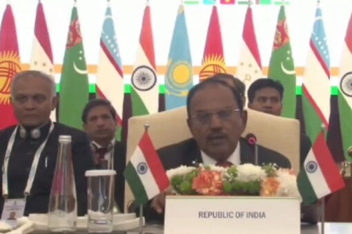 NSA Ajit Doval hosted his counterparts from the Central Asian region with an aim to evolve a common framework to confront major regional security challenges. (Credits: Twitter)
