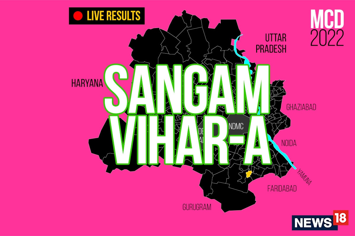 Sangam ViharA ward LIVE results BJP Candidate Chandan Kumar Choudhary