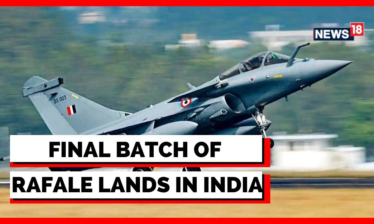 Rafale In India | Final Batch Of 36 Rafale Aircrafts Land In India From ...