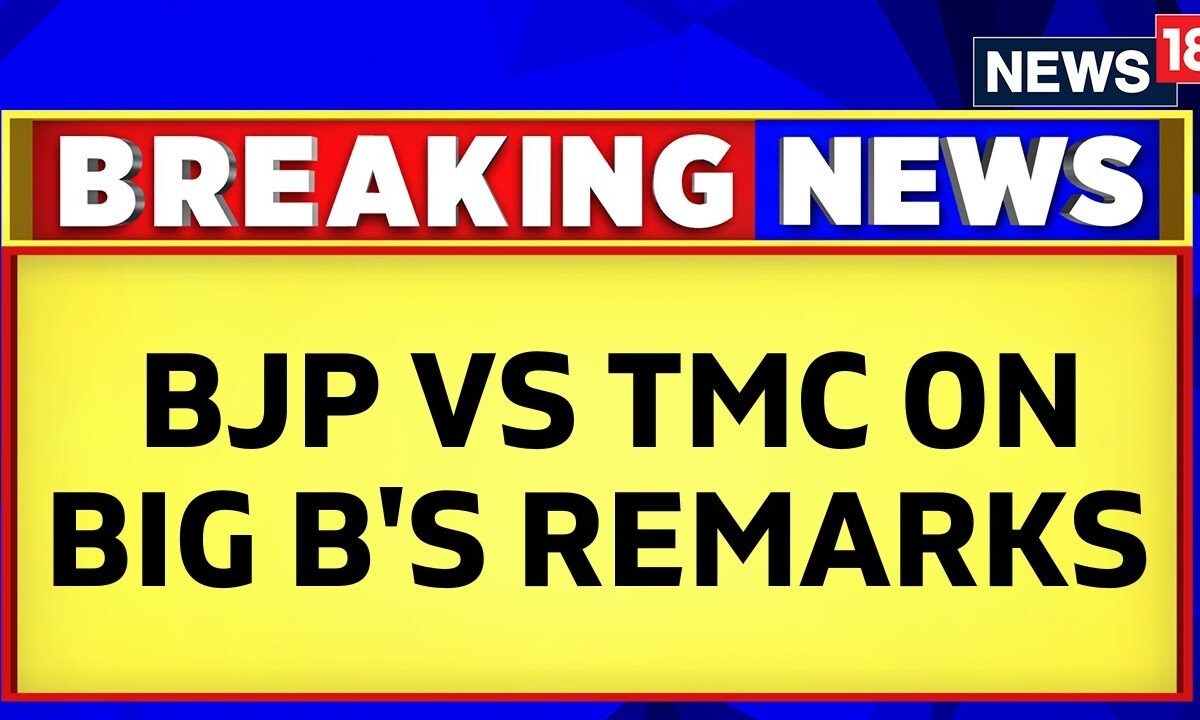 War Of Words Between BJP And TMC After Amitabh Bachchan's Remarks ...