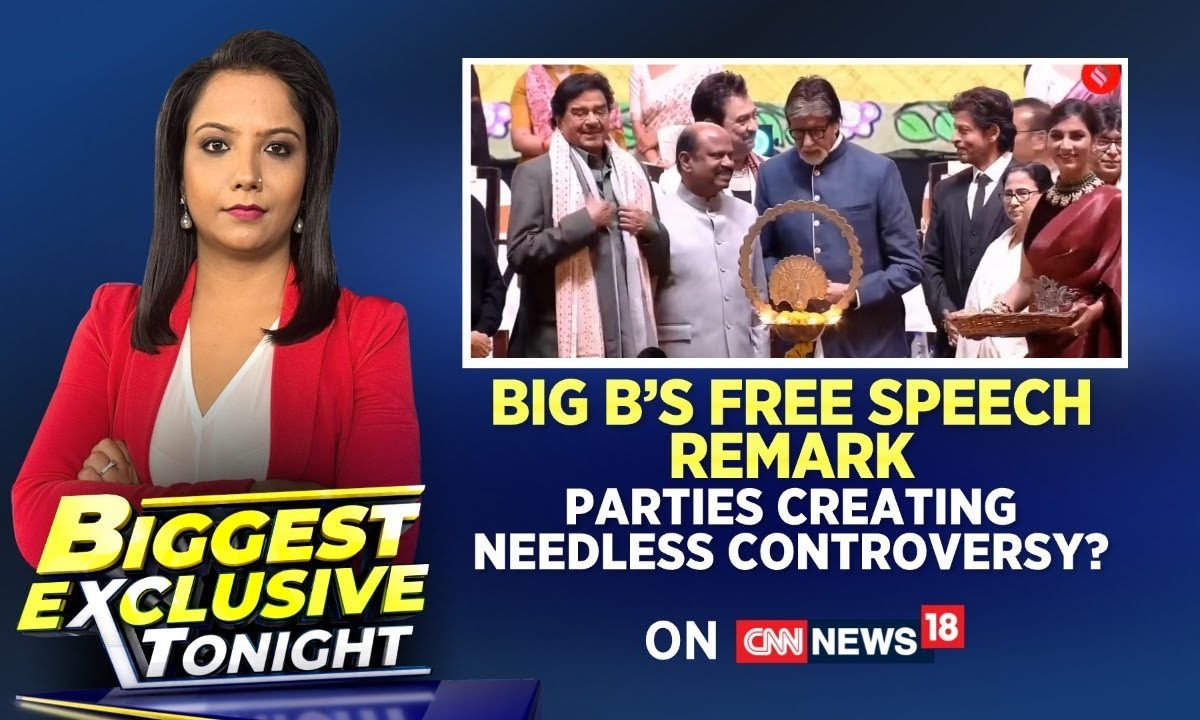 Big B's Free Speech Remark | Parties Creating Needless Controversy ...