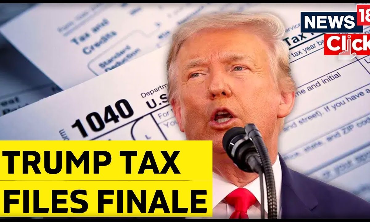 Former Republican President Donald Trump's Redacted Tax Returns Will Be ...