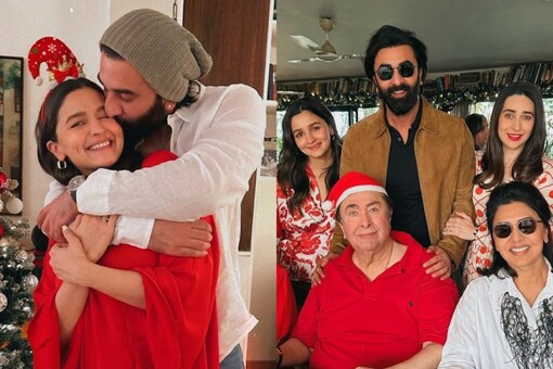 Alia Bhatt celebrates Christmas 2022 with Ranbir Kapoor and his family.