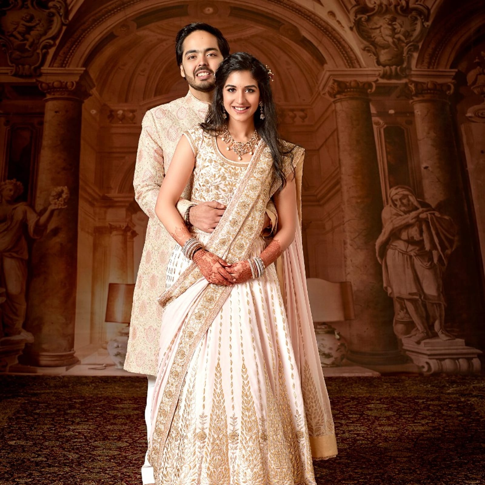 Anant Ambani-Radhika Merchant Engagement A Look at the Couples Adorable Pictures