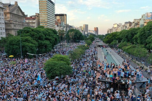 Buenos Aires Streets Turn Blue as Argentina Reach FIFA World Cup Final