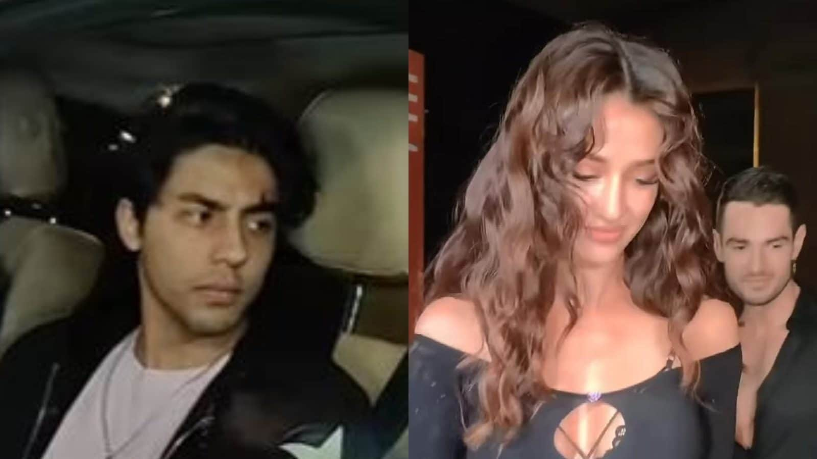 Aryan Khan Looks Hot In Black Hoodie Disha Patani Clicked With