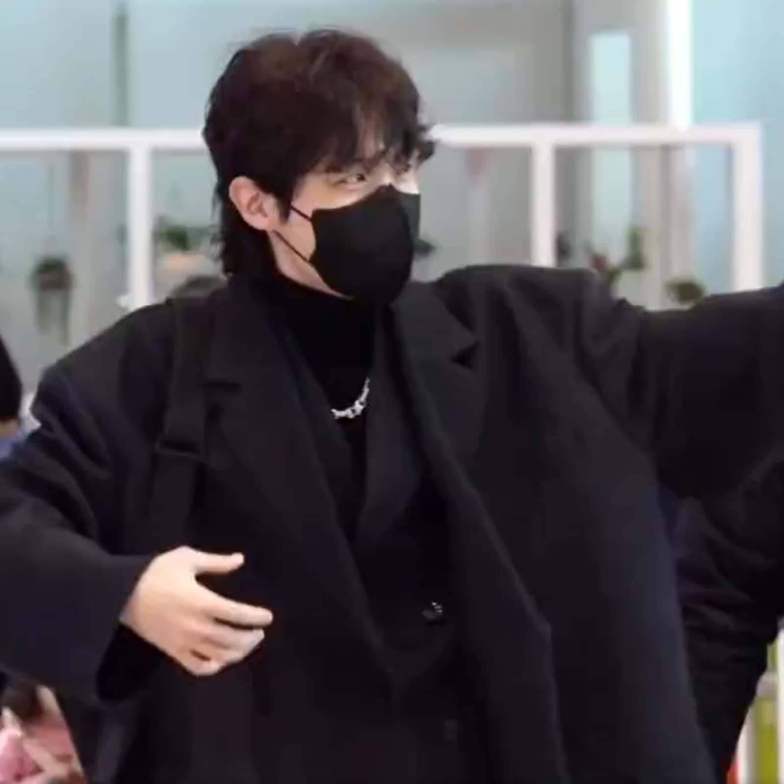 BTS' J-Hope dances at airport as he leaves for New Year's Rockin