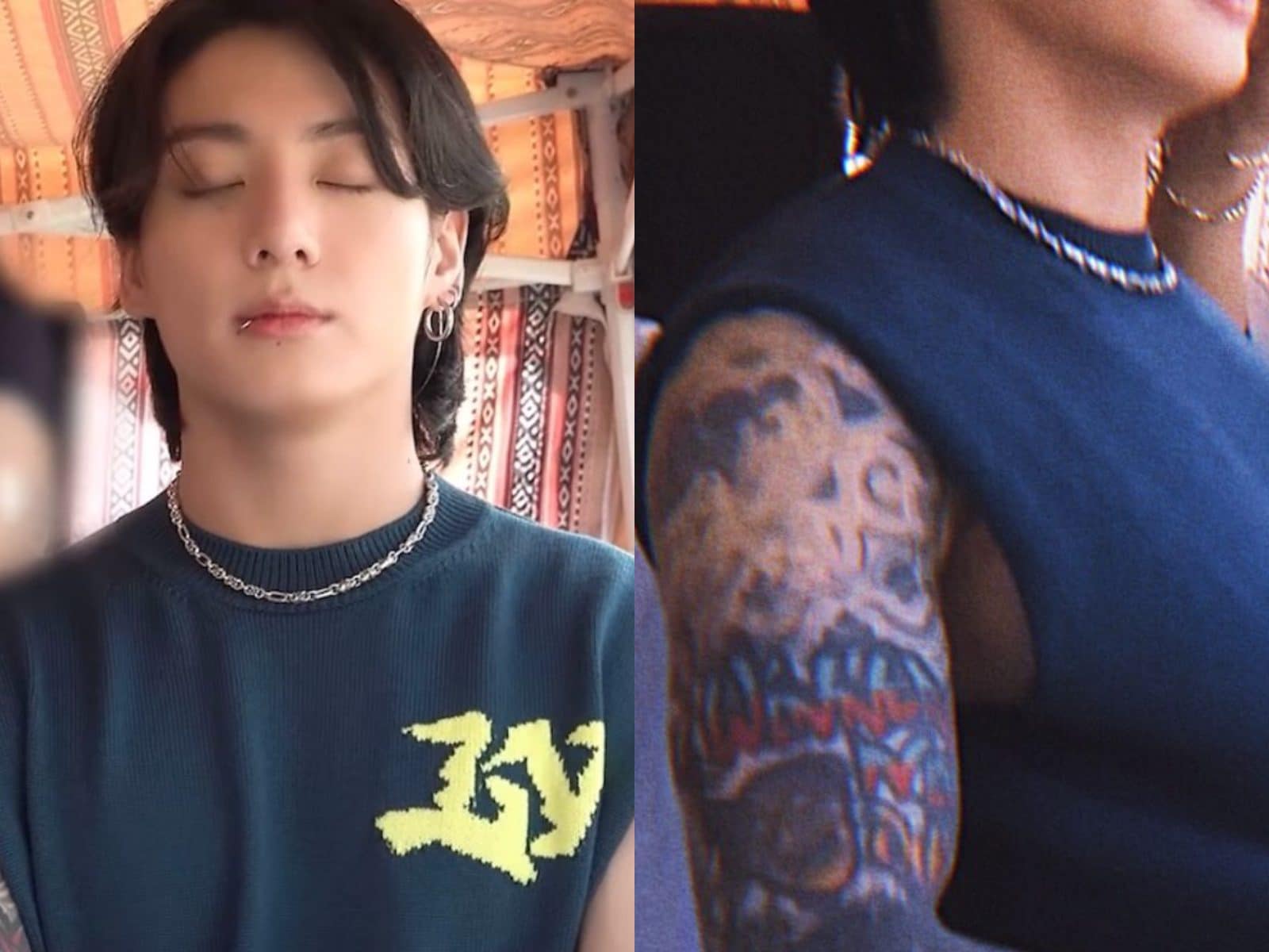 BTS: Jeon Jungkook Has Us Begging For Mercy As He Flaunts His Tattoo Sleeve  During Dreamers MV Shoot - News18