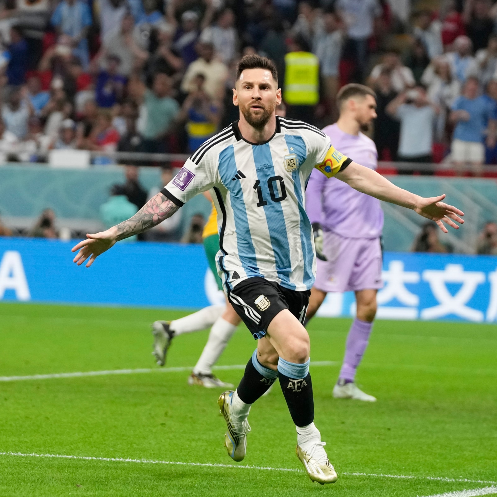 Wallpaper Flag Victory Argentina Lionel Messi Lionel Messi Messi Joy  World Cup Messi The world Cup FIFA World Cup World Cup 2022 The FIFA  world Cup Captain of the Argentine national team