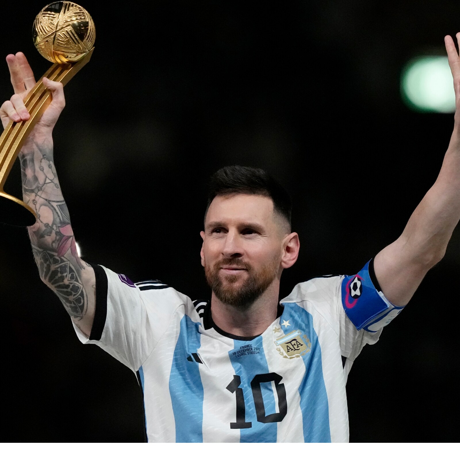 Messi 2022 World Cup Final Golden Ball