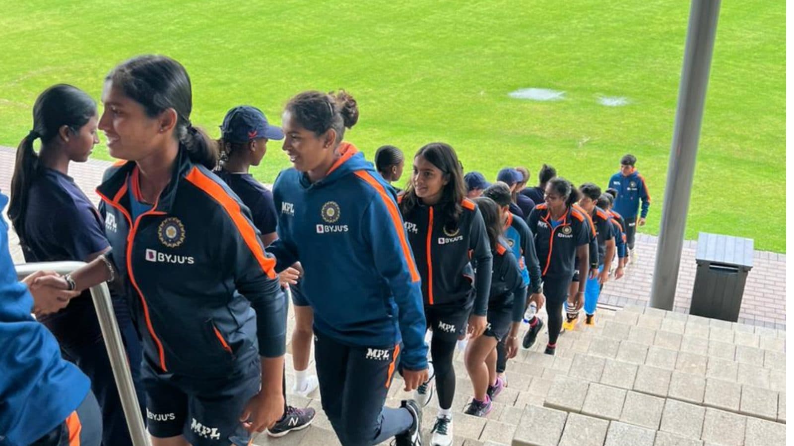 India vs South Africa Under-19 Women’s Second T20I Abandoned Due to Wet Outfield