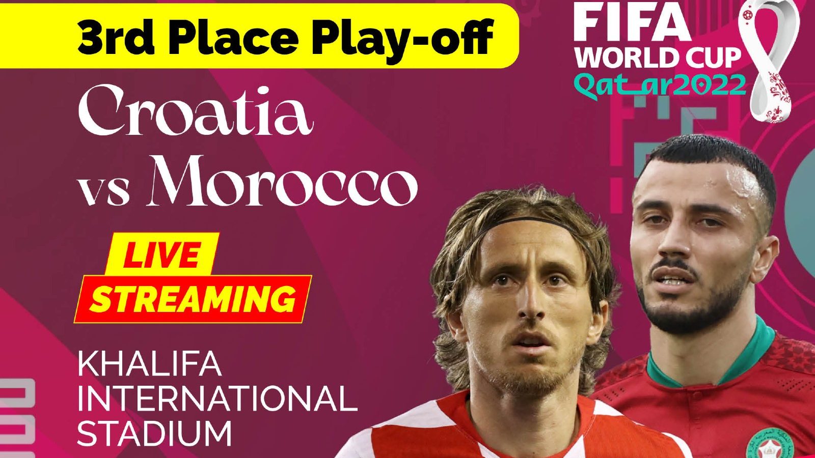 Croatia Vs Morocco Live Streaming When And Where To Watch Third Place Playoff Fifa World Cup