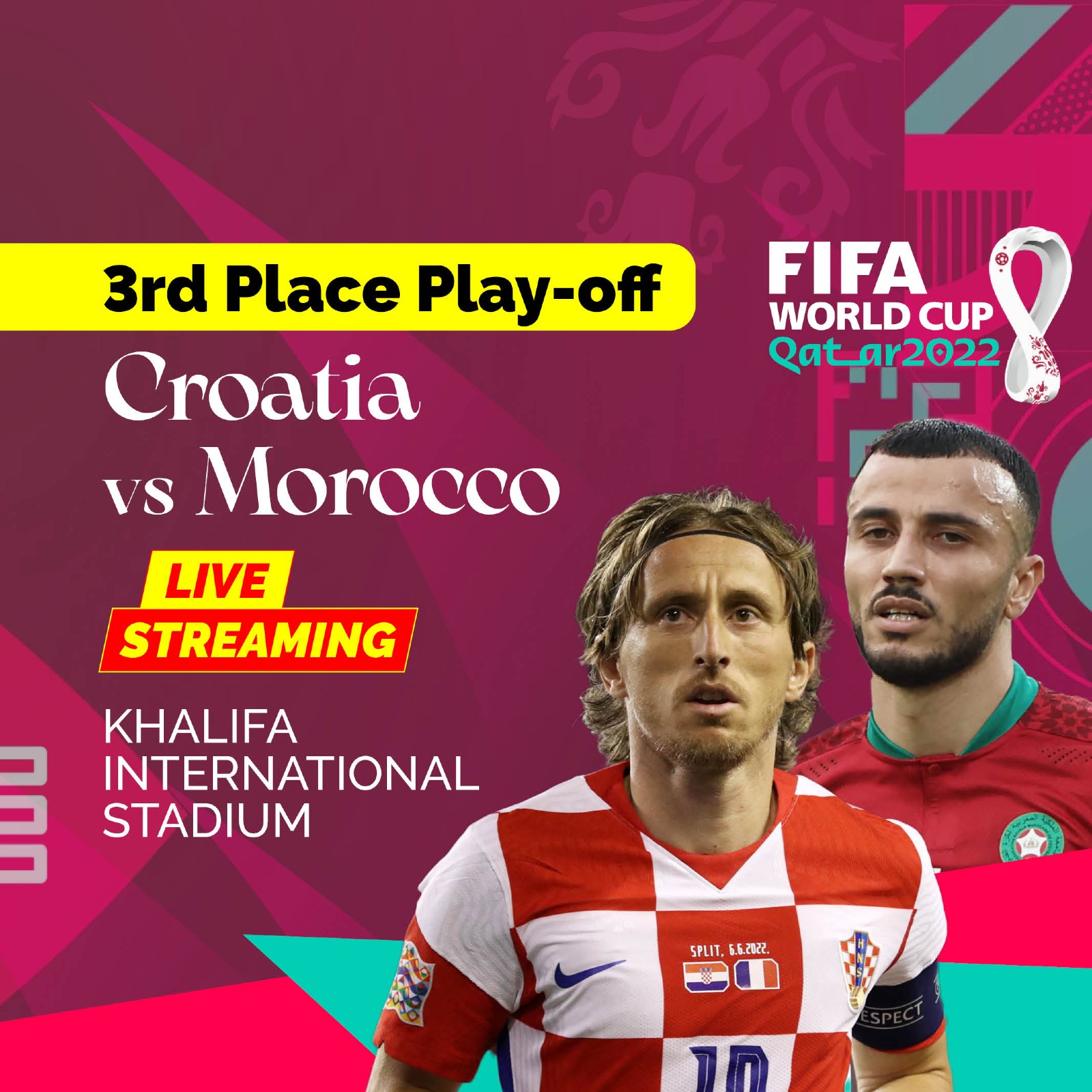 Croatia vs Morocco Live Streaming When and Where to Watch Third-place Playoff FIFA World Cup 2022 Live Coverage on Live TV Online