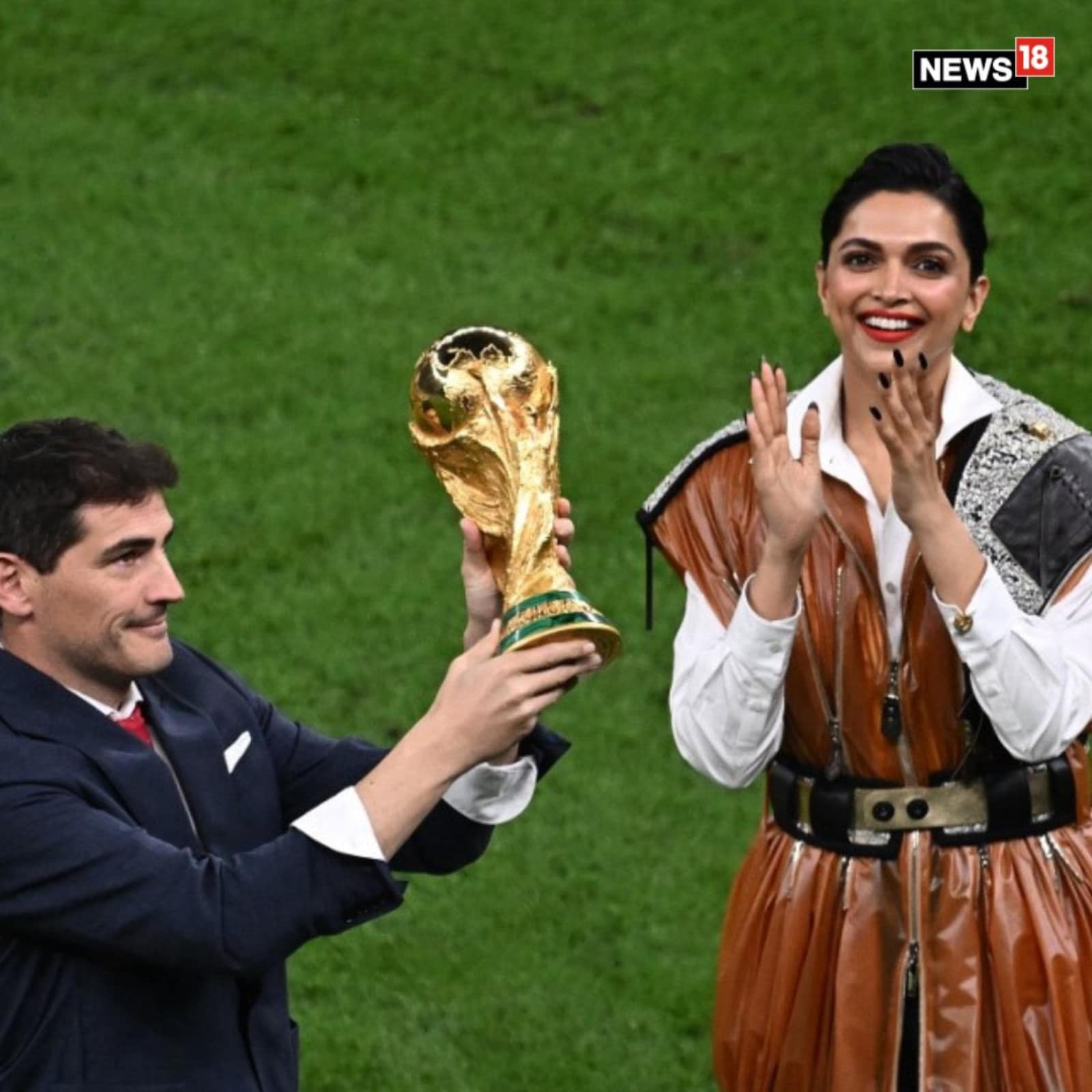 Argentina vs France FIFA 2022 World Cup Final Pathaans Deepika Padukone Unveils Trophy