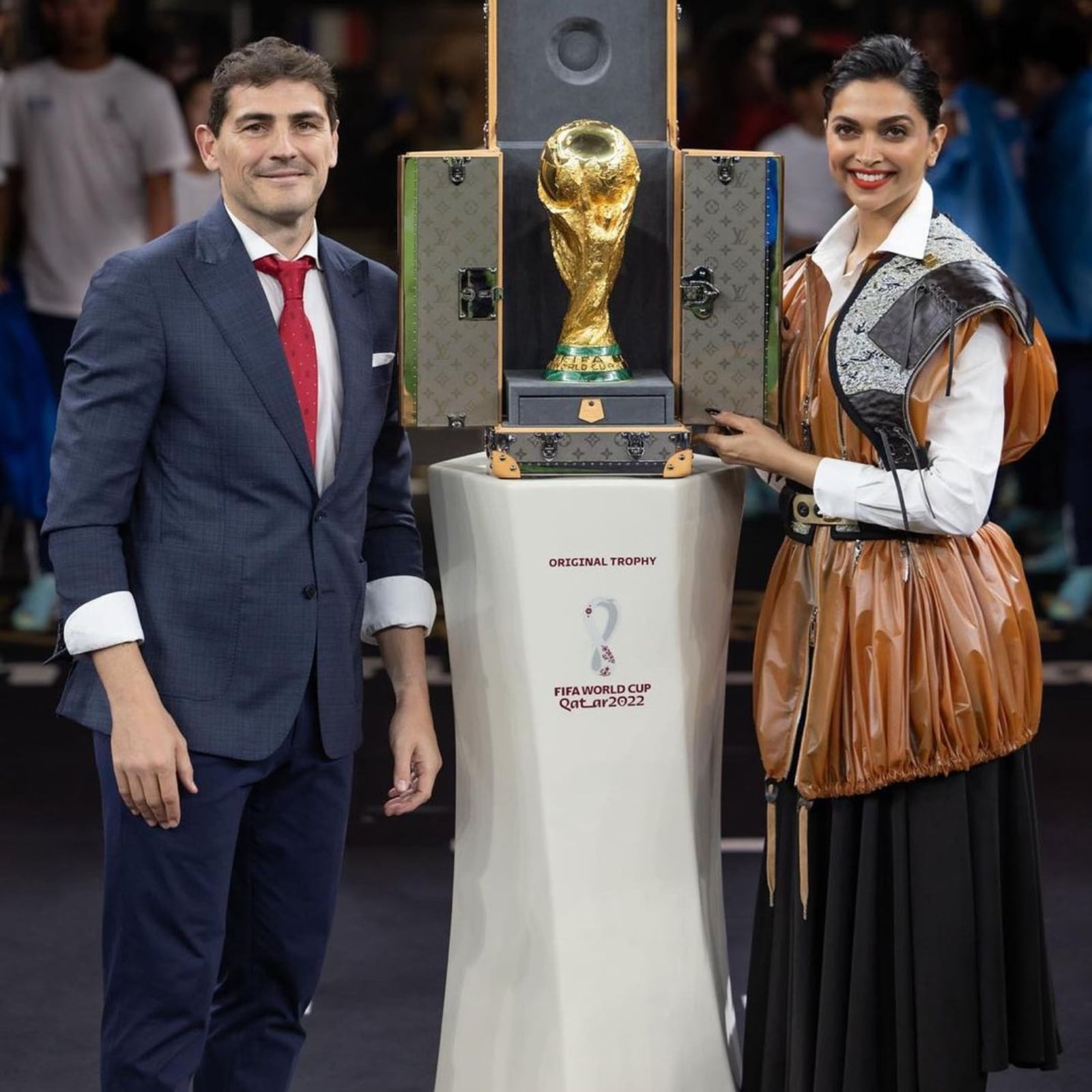 Deepika Padukone in love with her FIFA World cup outfit