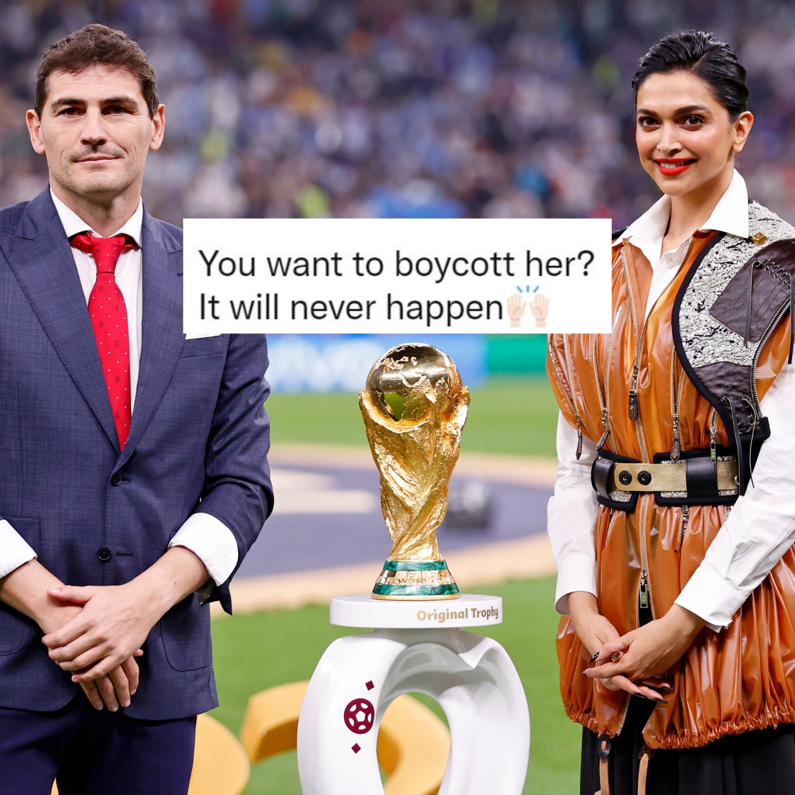 Deepika Padukone unveils FIFA World Cup 2022 trophy in Qatar, fans call it  proud moment - India Today