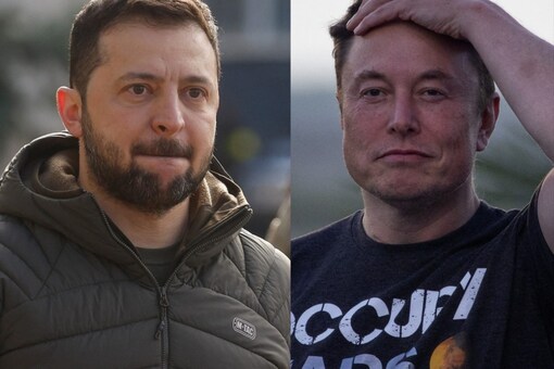 Ukrainian President Volodymyr Zelensky invited Elon Musk to visit his war-scarred country. (Reuters Photo)
