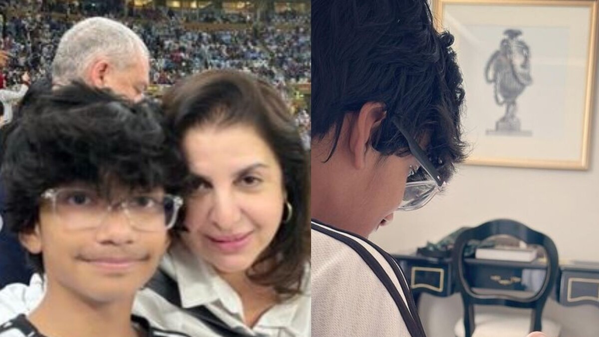 Farah Khan Makes Son Czar Press Feet After FIFA Final, Says 'World Cup