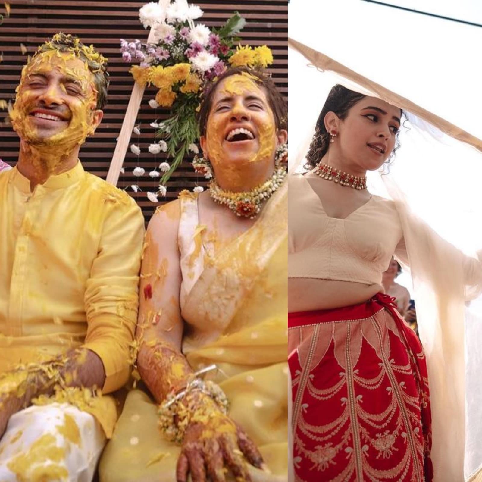 Guneet Monga and Sunny Kapoor Haldi and Sangeet Pics Go Viral; Sanya Malhotra Dances For Couple