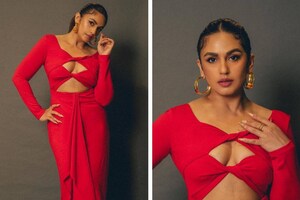 Huma Qureshi Looks Fiery Hot In Red Cutout Dress, Check Out The Diva's Most Stunning Looks In The Colour Red Huma Qureshi Looks Fiery Hot In Red Cutout Dress, Check Out The Diva's Most Stunning Looks In The Colour Red