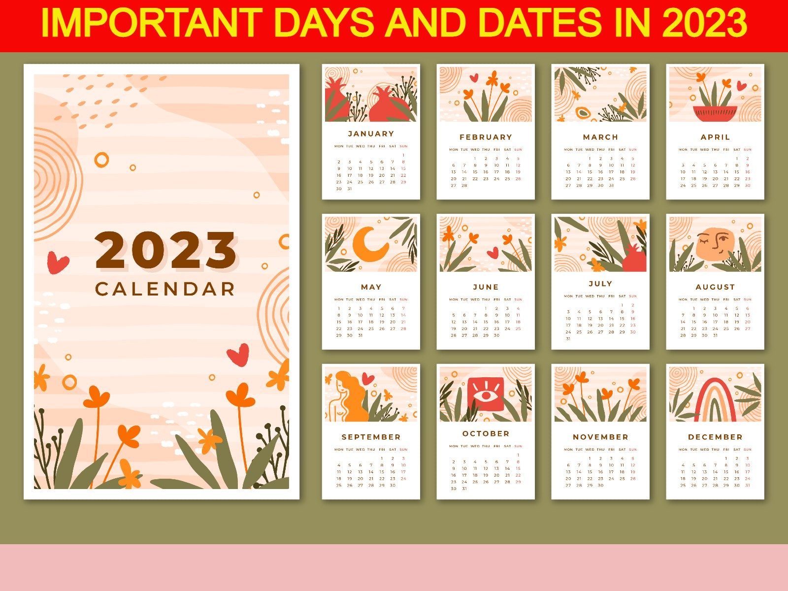 October 2023 Calendar Special Days Get Calendar 2023 Update