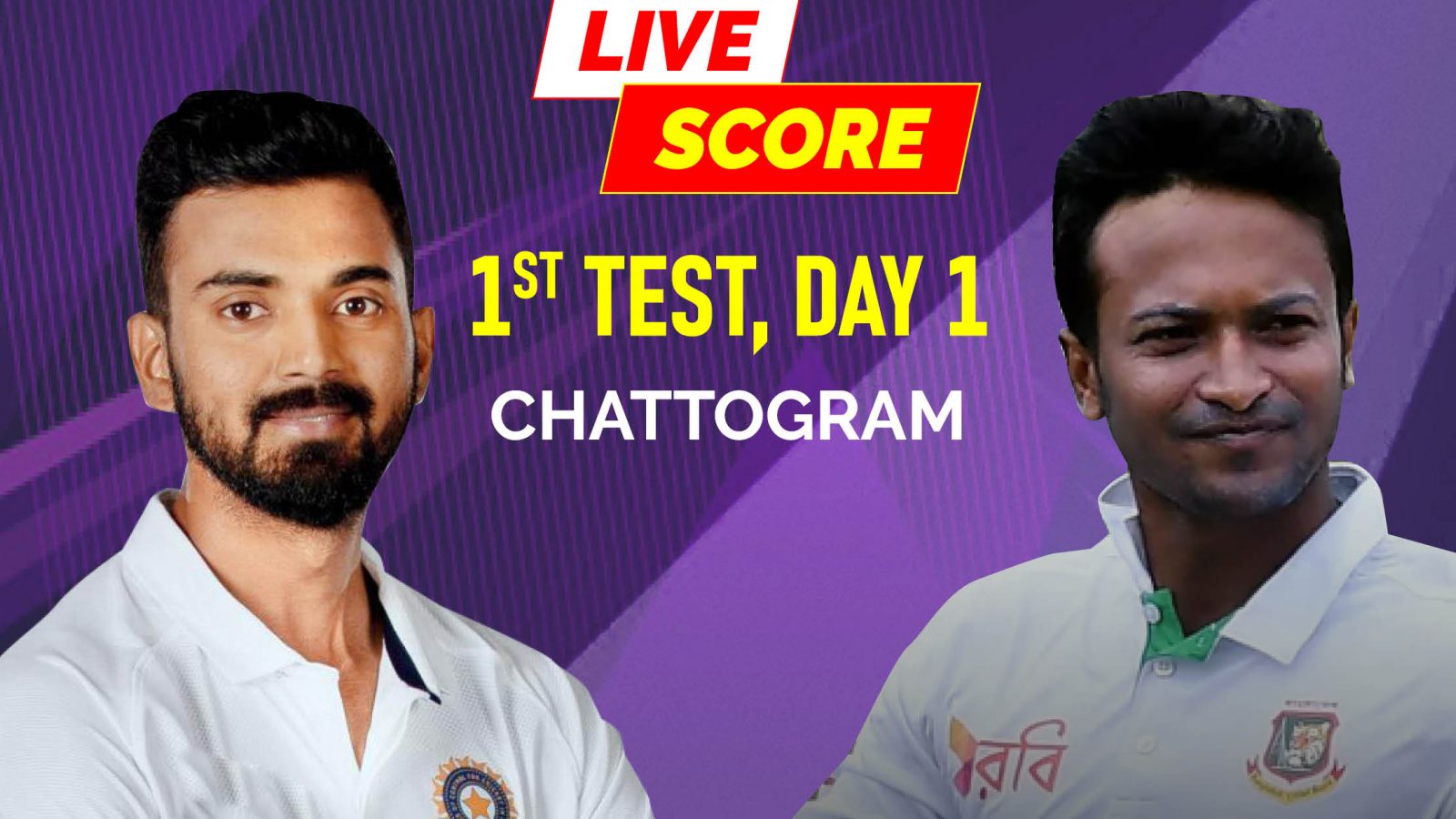 India Vs Bangladesh Highlights 1st Test Day 1 Updates IND Post 278 6 