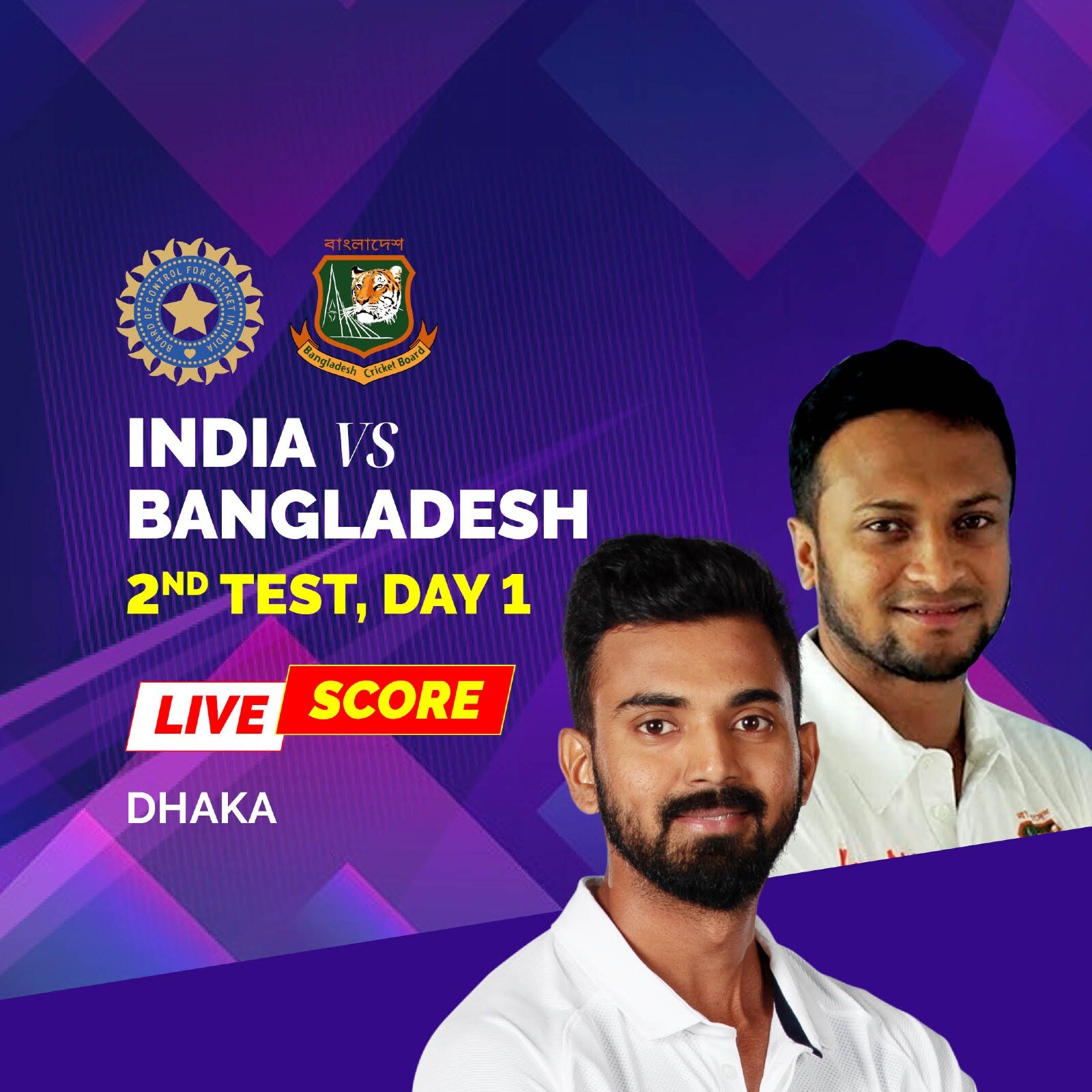 IND vs BAN Highlights, 2nd Test, Day 1 India 19/0 at Stumps Trail Bangladesh by 208 Runs