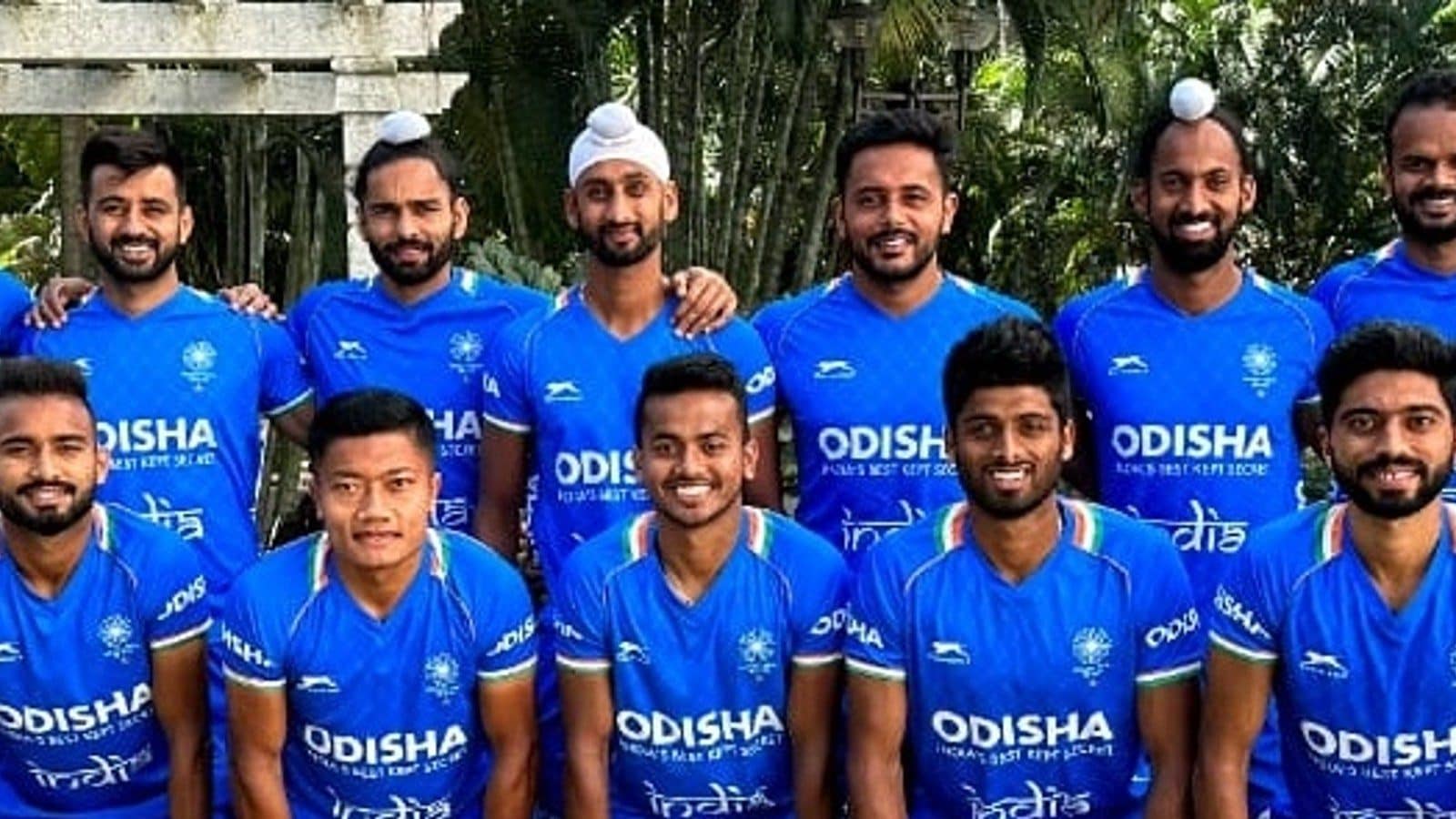 FIH World Cup 2023 Indian Men's Hockey Team Land in Odisha Ahead of