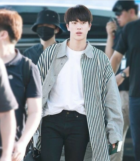 BTS Jin - Airport Fashion | Essential T-Shirt