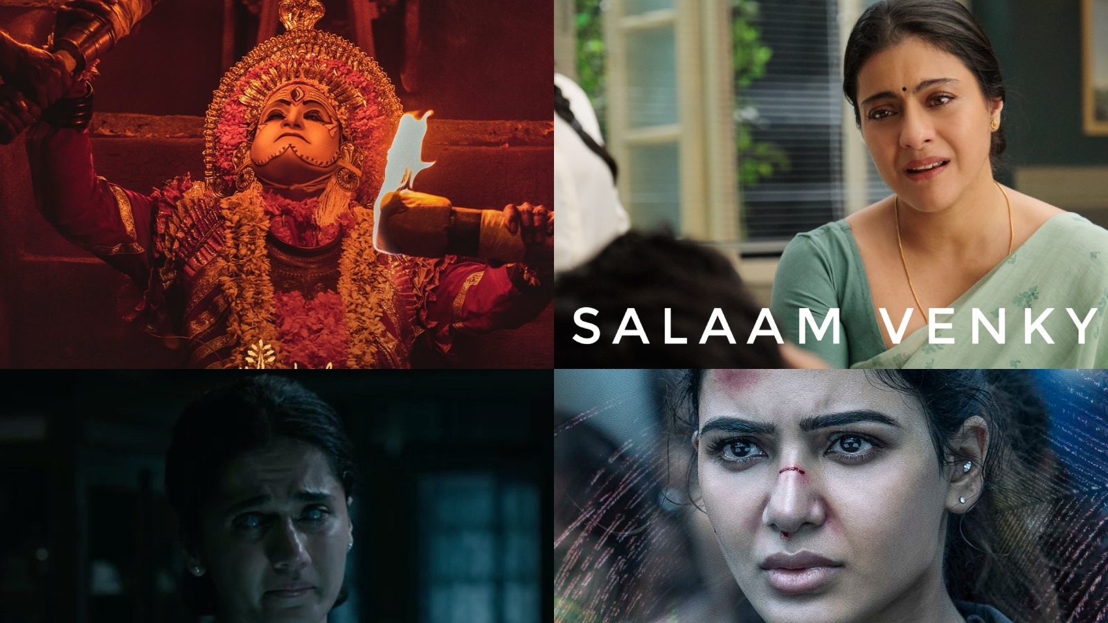 Movie Reviews, Releases LIVE Updates: Kantara Hindi Out on OTT; Ajay Devgn Praises Kajol’s Salaam Venky; Blurr Gets Mixed Response