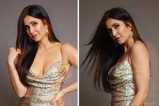 Katrina Kaif Ups Glamour Quotient In Shiny Sequin Dress Just In Time For The Party Season, Check Out The Diva's Sexy Pictures