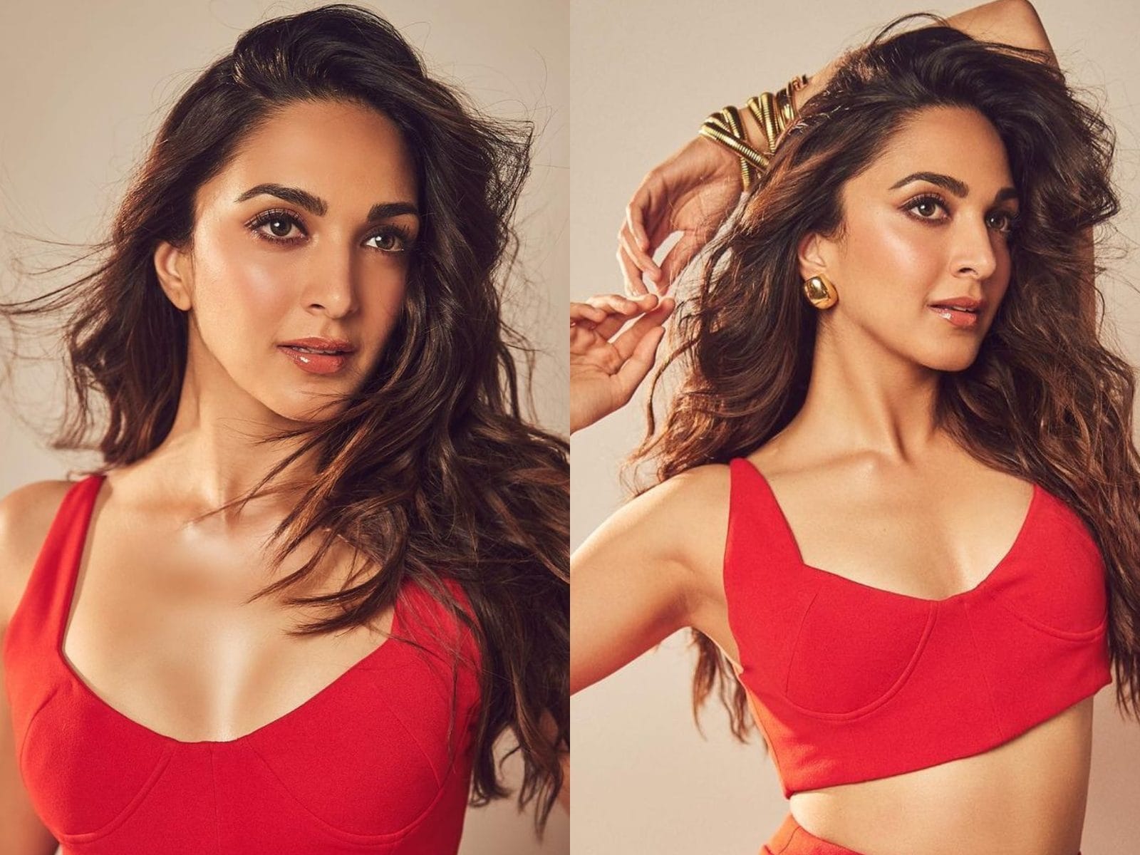 Kiara Advani Makes Fans Go 'OMG' As She Flaunts Her Curves In Red