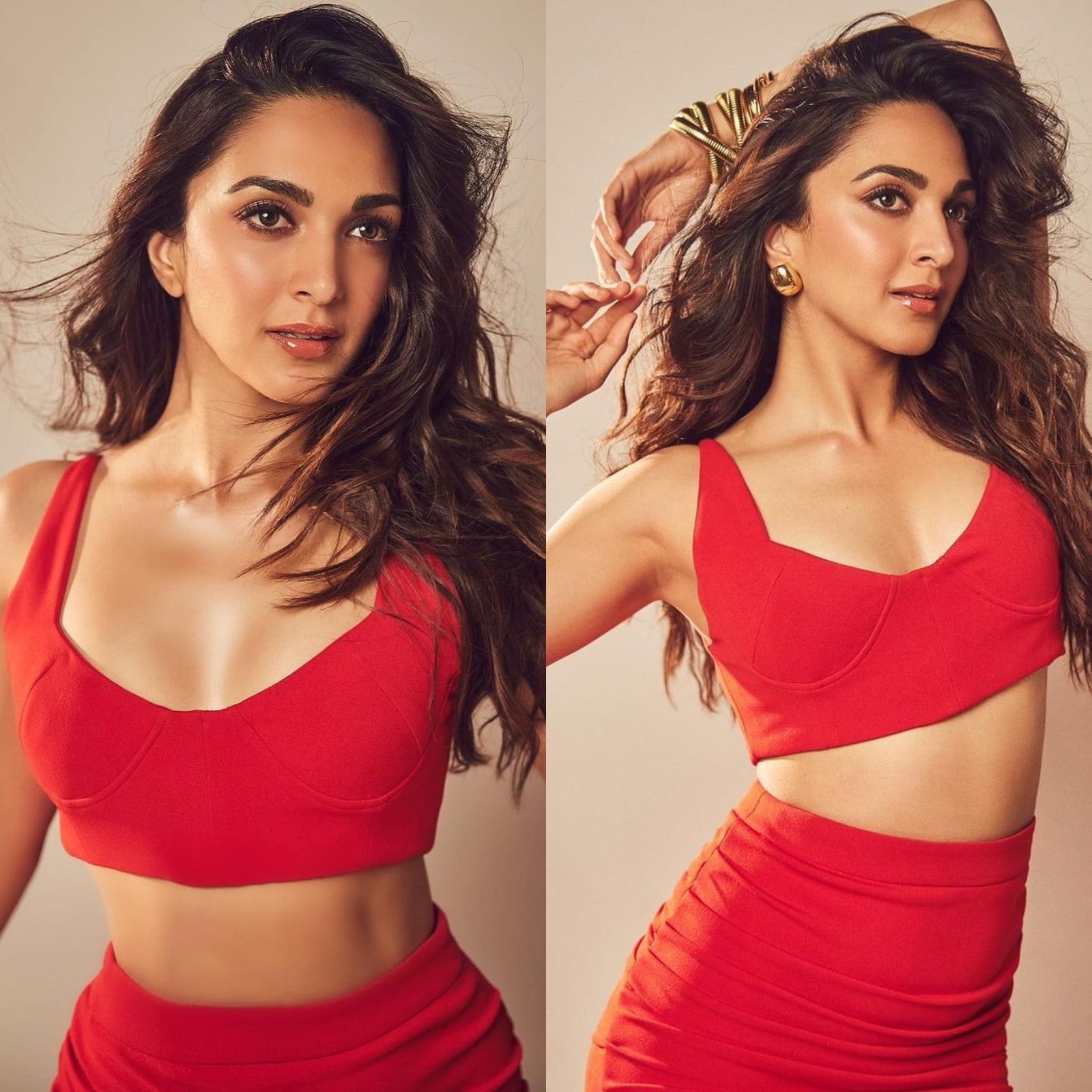 Kiara Advani Makes Fans Go 'OMG' As She Flaunts Her Curves In Red