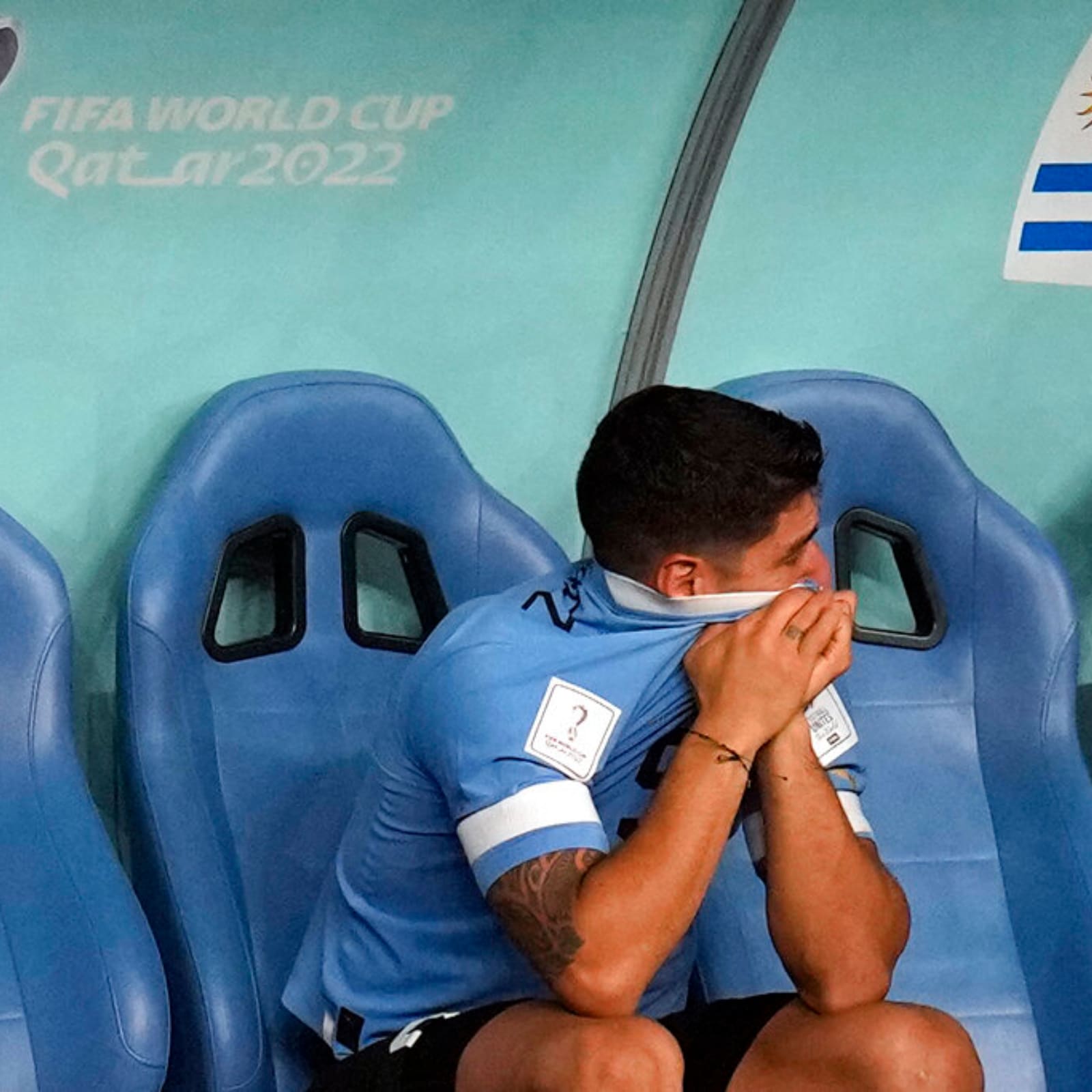 Tears for Suarez! Uruguay fall at group stages after Portugal fail to do  them a World Cup favour