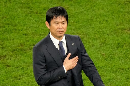 Japan coach Hajime Moriyasu (AP Image)