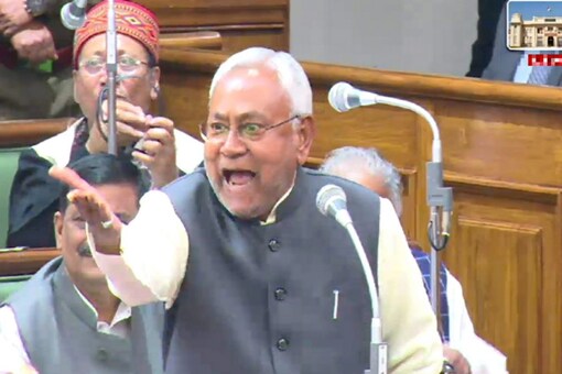 Addressing the Bihar Assembly, Nitish Kumar also reiterated a statement he made the previous day and said ‘Piyoge to maroge’ (PTI Photo)