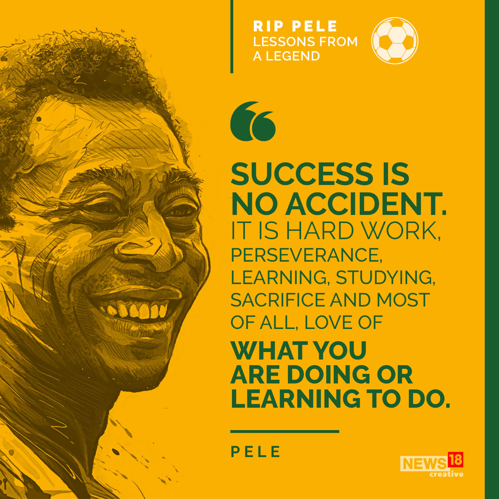 Pele Quotes Pele Success Is No Accident Soccer Quote Motivational Pele Quotes Pele Success Is No Accident Soccer Quote Motivational