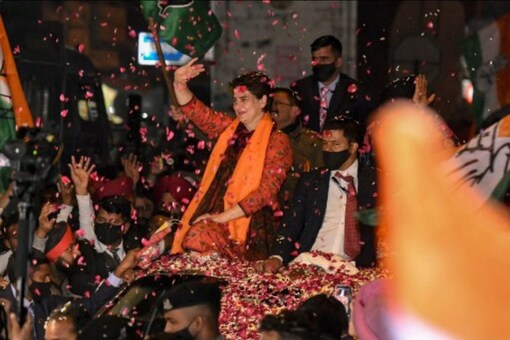 Congress’ star campaigner Priyanka Gandhi Vadra promised in election rallies that the new government would implement the Old Pension Scheme in its first cabinet meeting. (AFP File)