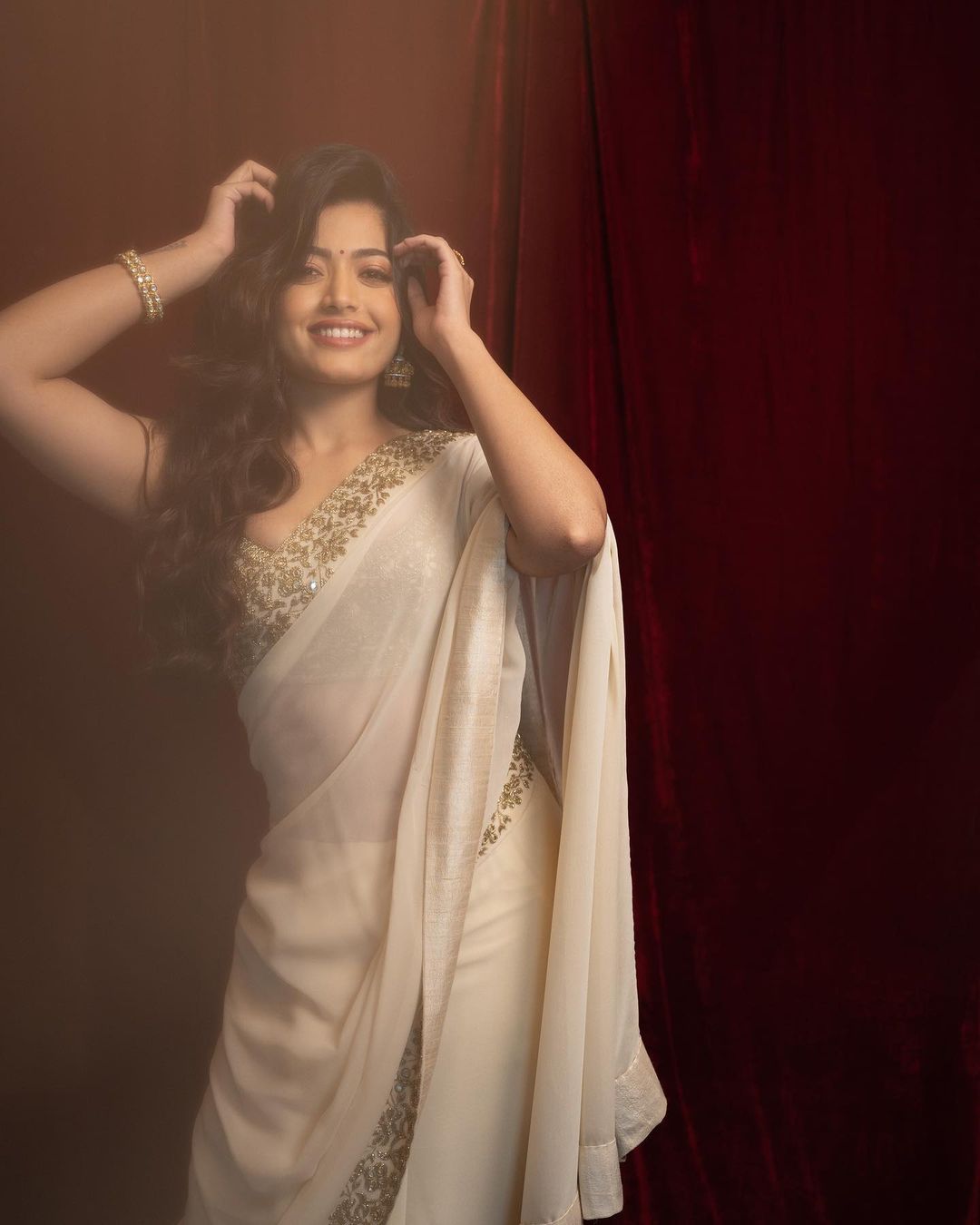 Rashmika Mandanna Makes A Case For Winter Whites In An Elegant ...