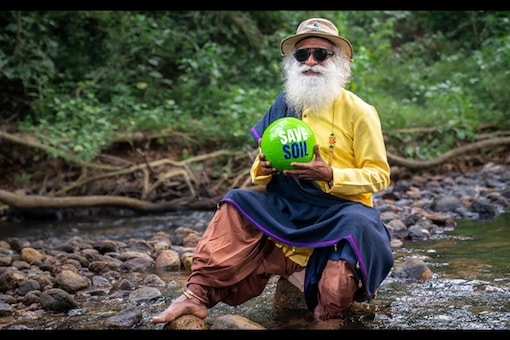To raise awareness on the issue, Sadhguru, in March, undertook a 100-day, 30,000 km solo bike journey across 27 nations in Europe, Central Asia, Middle East and 11 Indian states. (Twitter/@SadhguruJV)