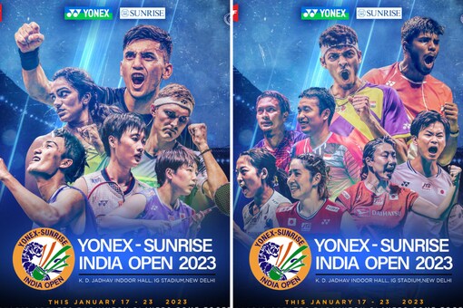Badminton stars at India Open 2023 (BAI)