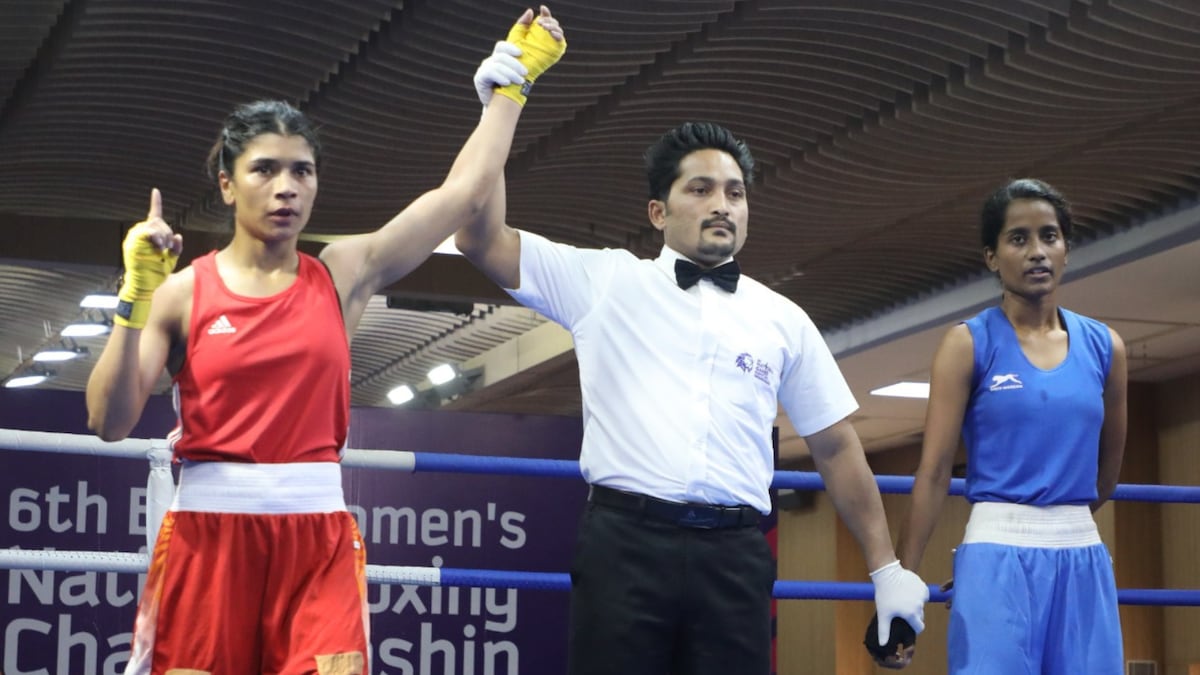 Nikhat Zareen and Simranjit Kaur Advance in National Boxing Championships